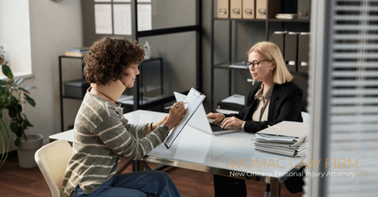 Office discussion about motorcycle hit-and-run case