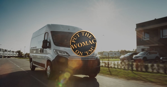 commercial vehicle van on road