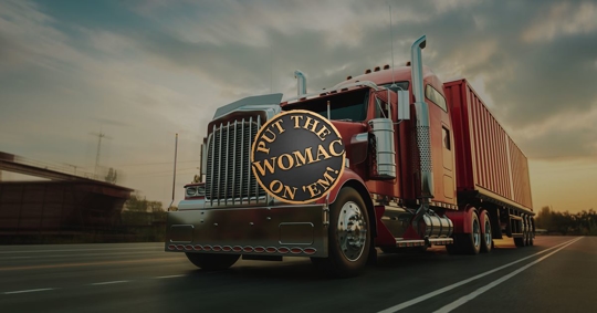 18 wheeler on highway